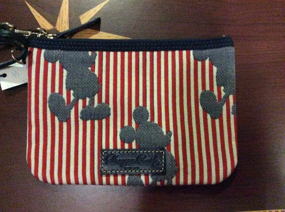Mickey Stripes Tall Wristlet OOAK Mickey Stripes Tall Wristlet OOAK