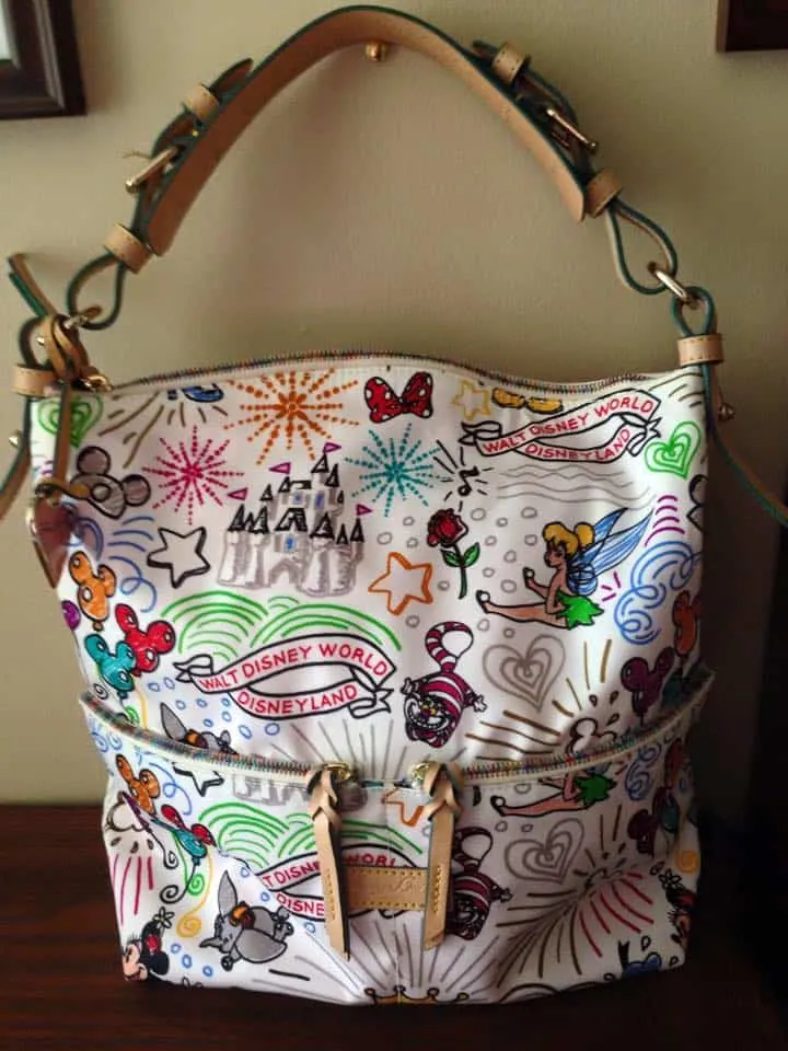 Disney Sketch Nylon Shopper by Dooney & Bourke