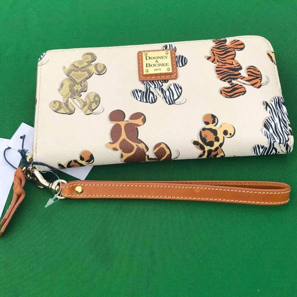 Disney Dooney & Bourke Mickey Animal Print Wallet