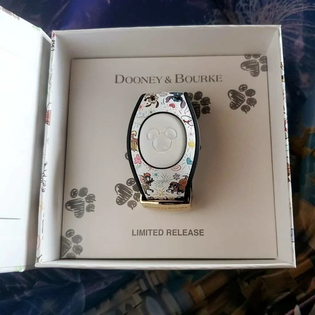 Disney Sketch Dogs MagicBand by Dooney Bourke in box