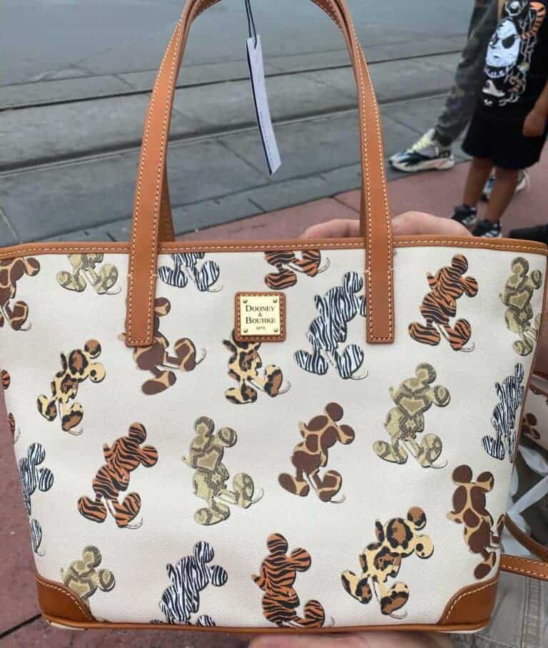 Dooney Bourke Mickey Animal Print Tote