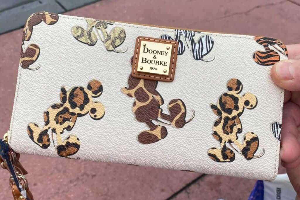 Mickey Animal Print Dooney Bourke Wallet