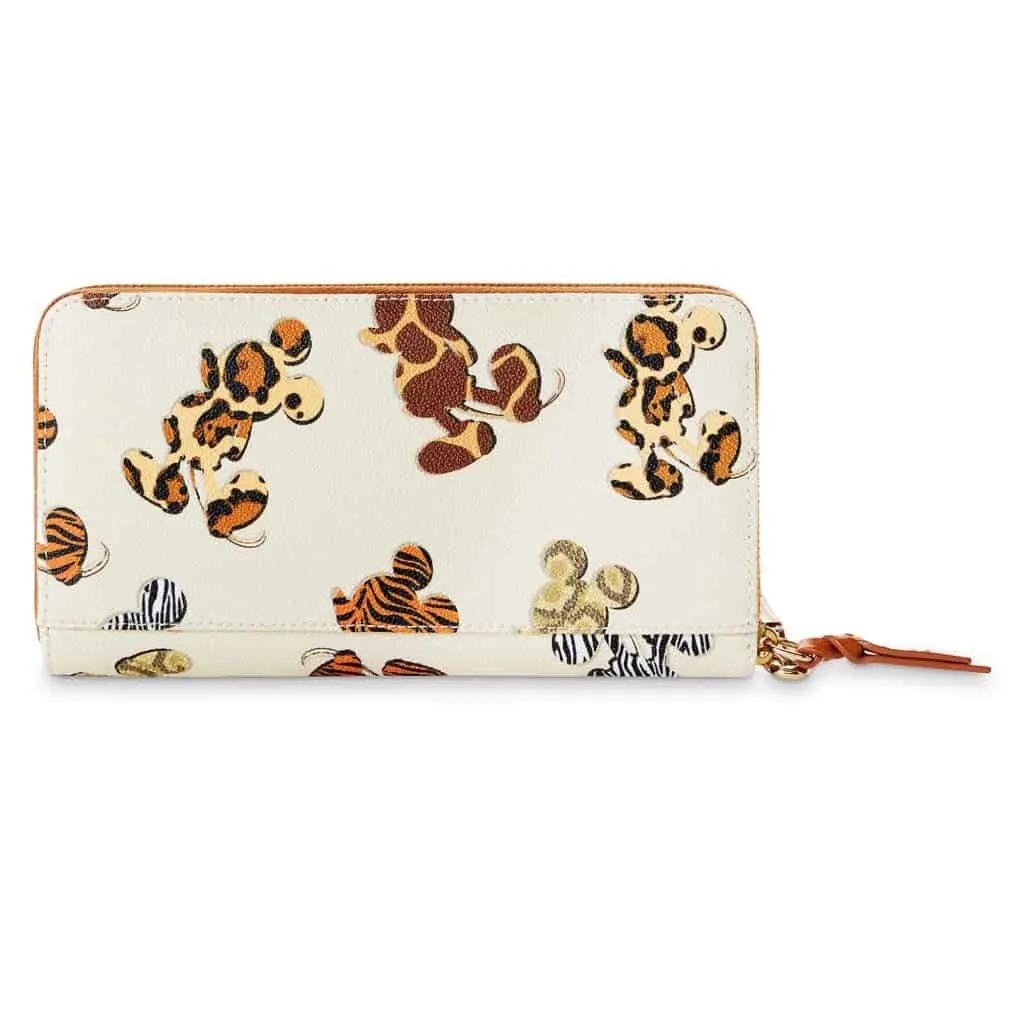 Mickey Mouse Animal Print Wallet (back) by Dooney & Bourke
