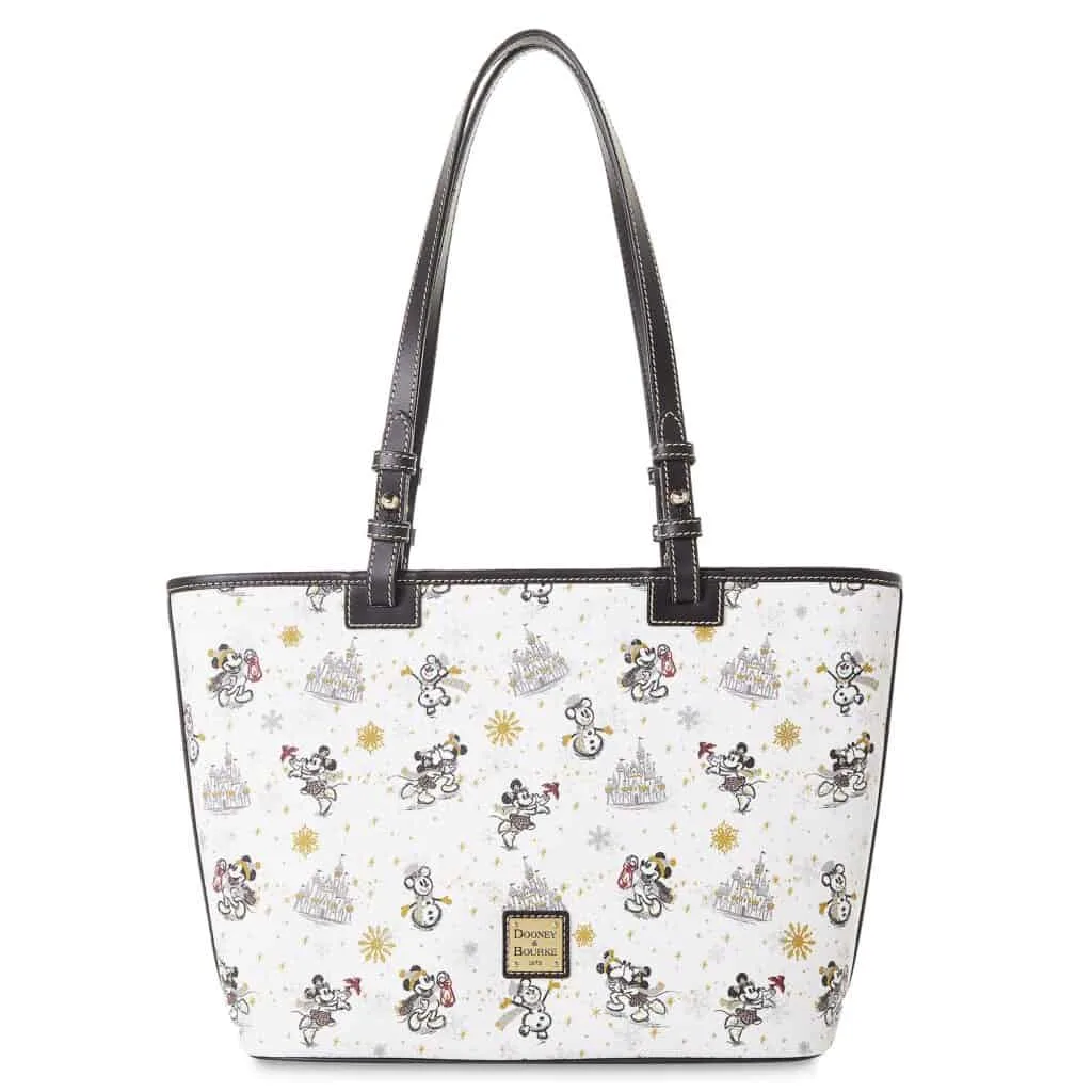 Mickey and Minnie Mouse Holiday 2020 Tote by Dooney & Bourke