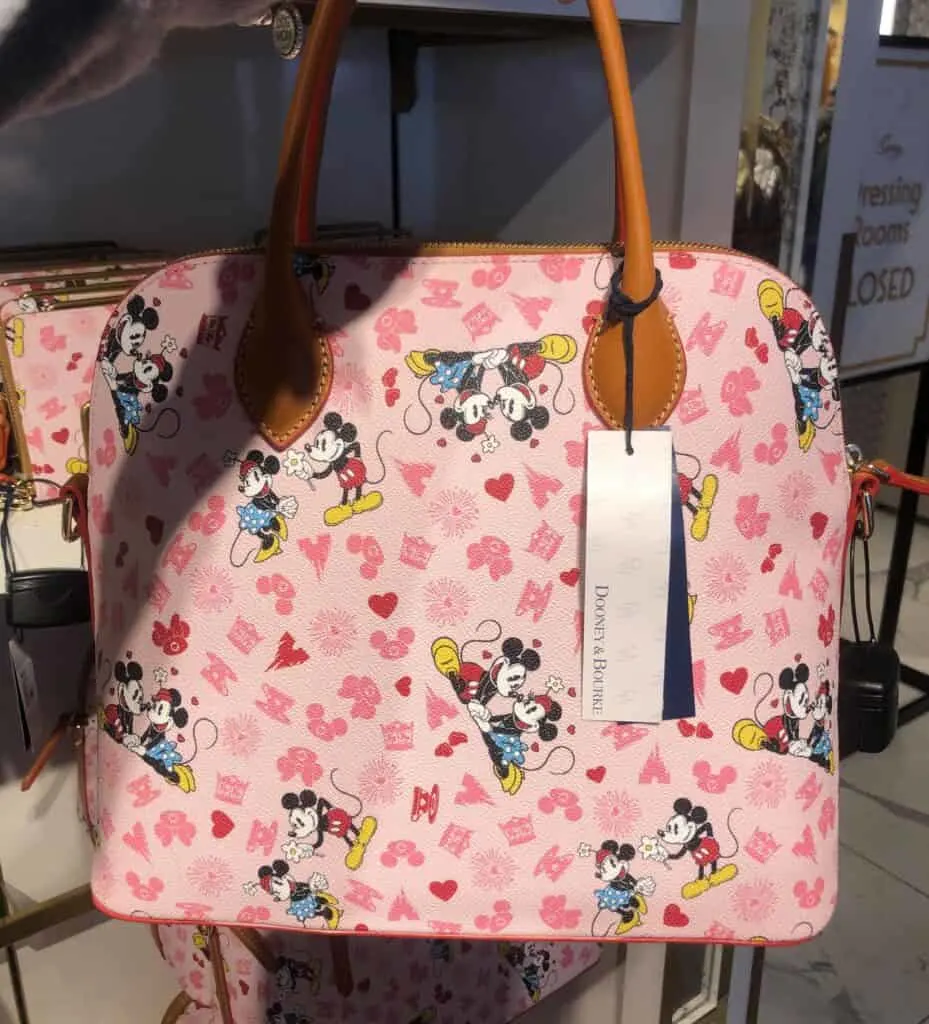 Mickey and Minnie Love Satchel (back)