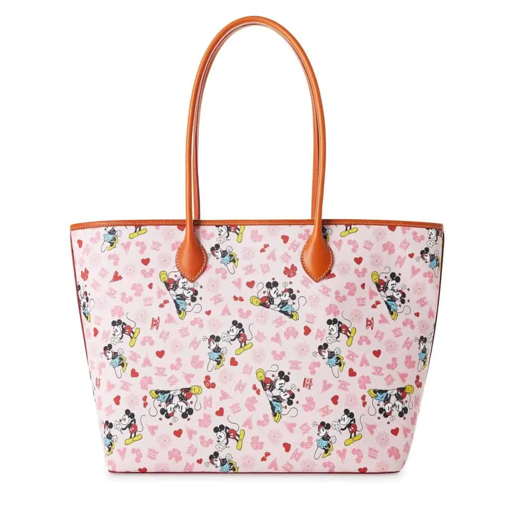 Mickey and Minnie Love Tote (back) by Dooney and Bourke