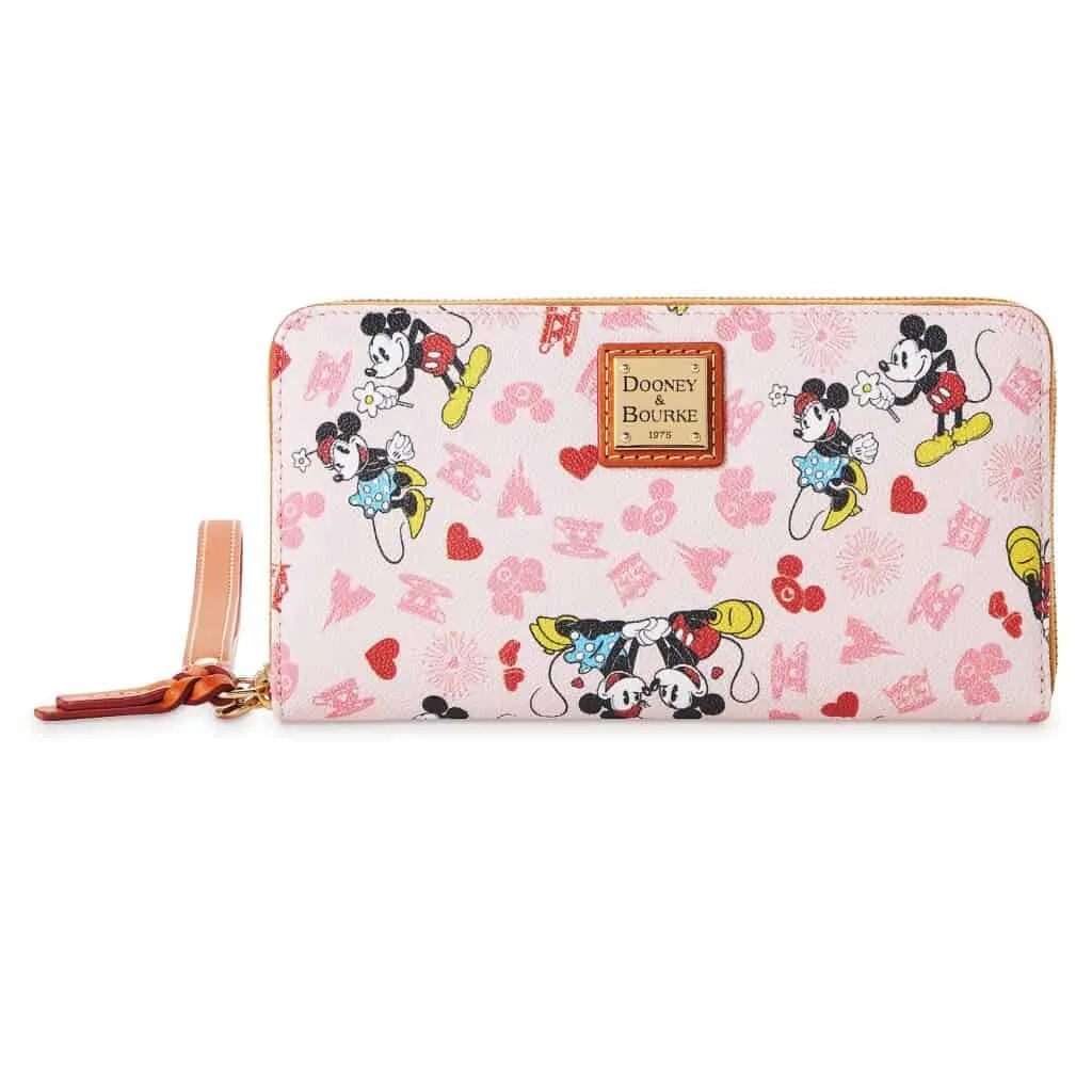 Mickey and Minnie Love Wallet by Dooney and Bourke