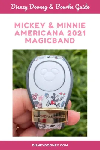 Pin me - Mickey & Minnie Americana MagicBand 2021