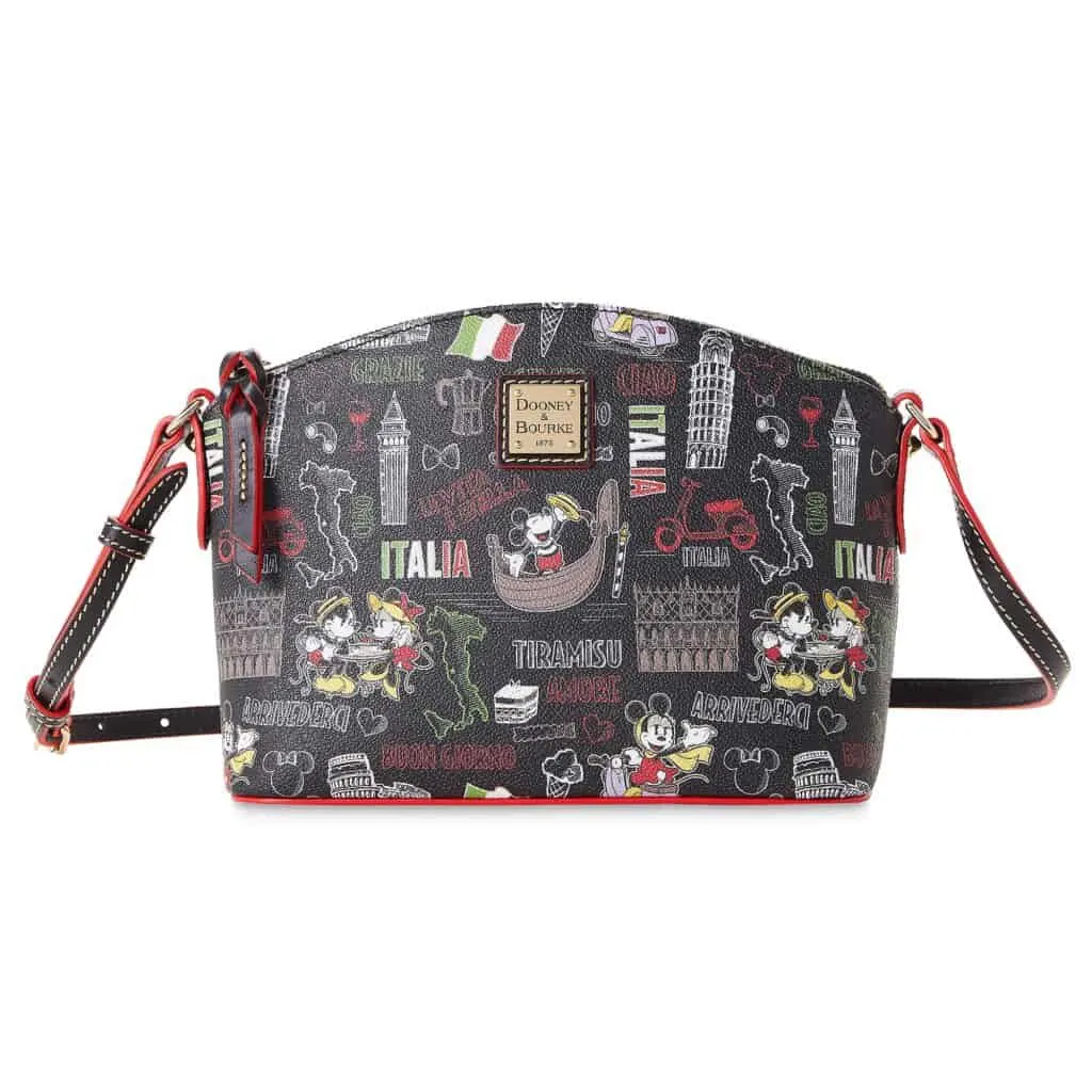 Mickey and Minnie Mouse Italia Crossobody Bag by Dooney and Bourke