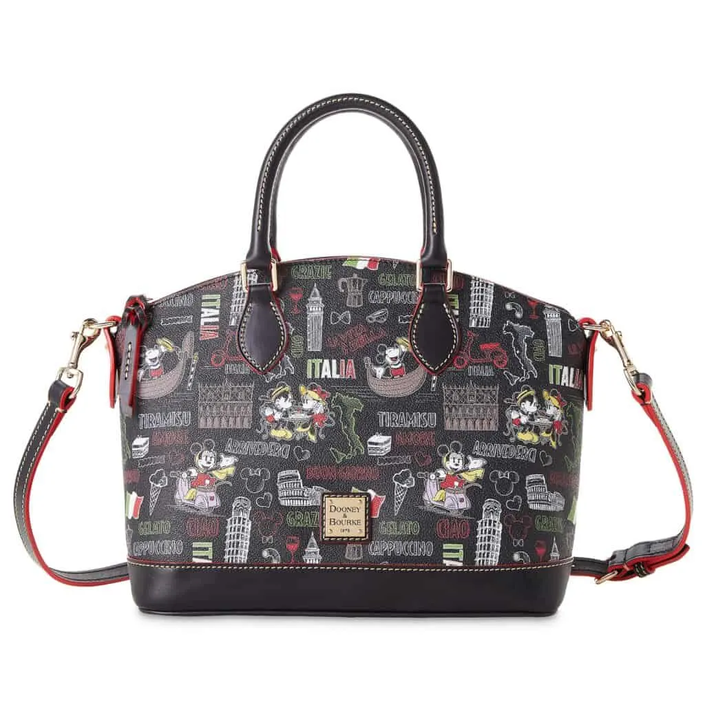 Mickey and Minnie Mouse Italia Satchel by Dooney and Bourke
