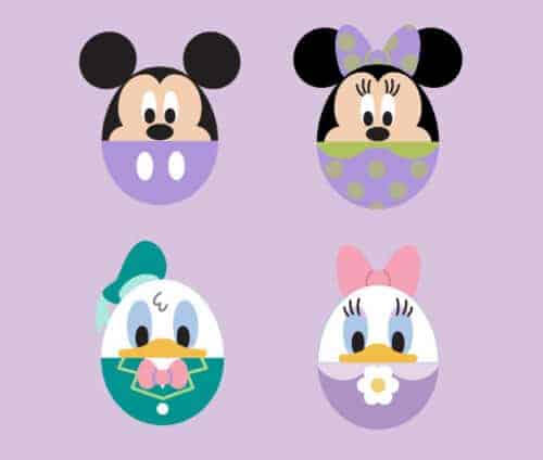 Printable Disney Easter Eggs