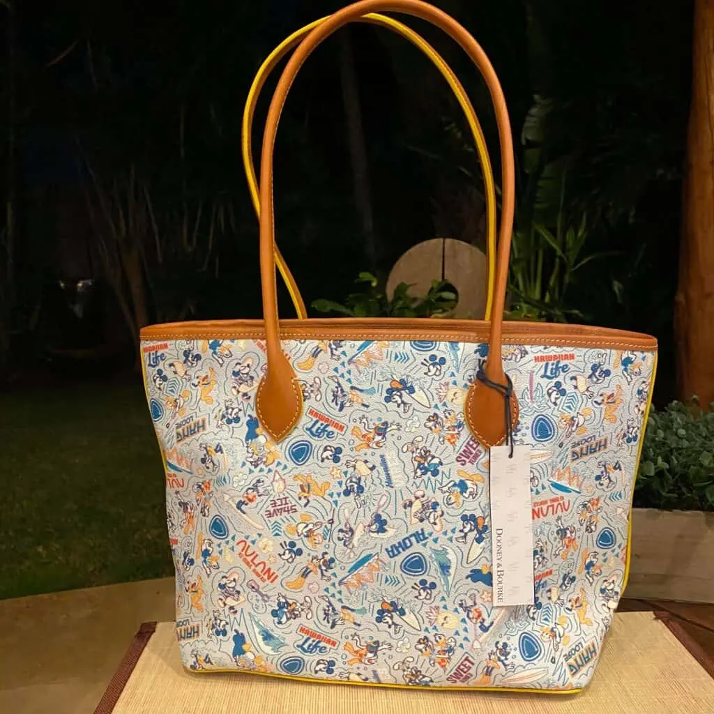 Aulani Character Experience 2021 Tote (back) by Dooney & Bourke