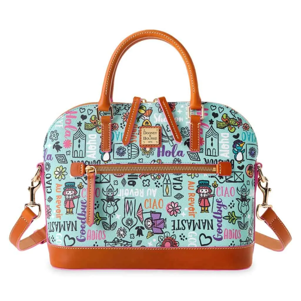 Disney It's a Small World 2021 Satchel by Dooney and Bourke