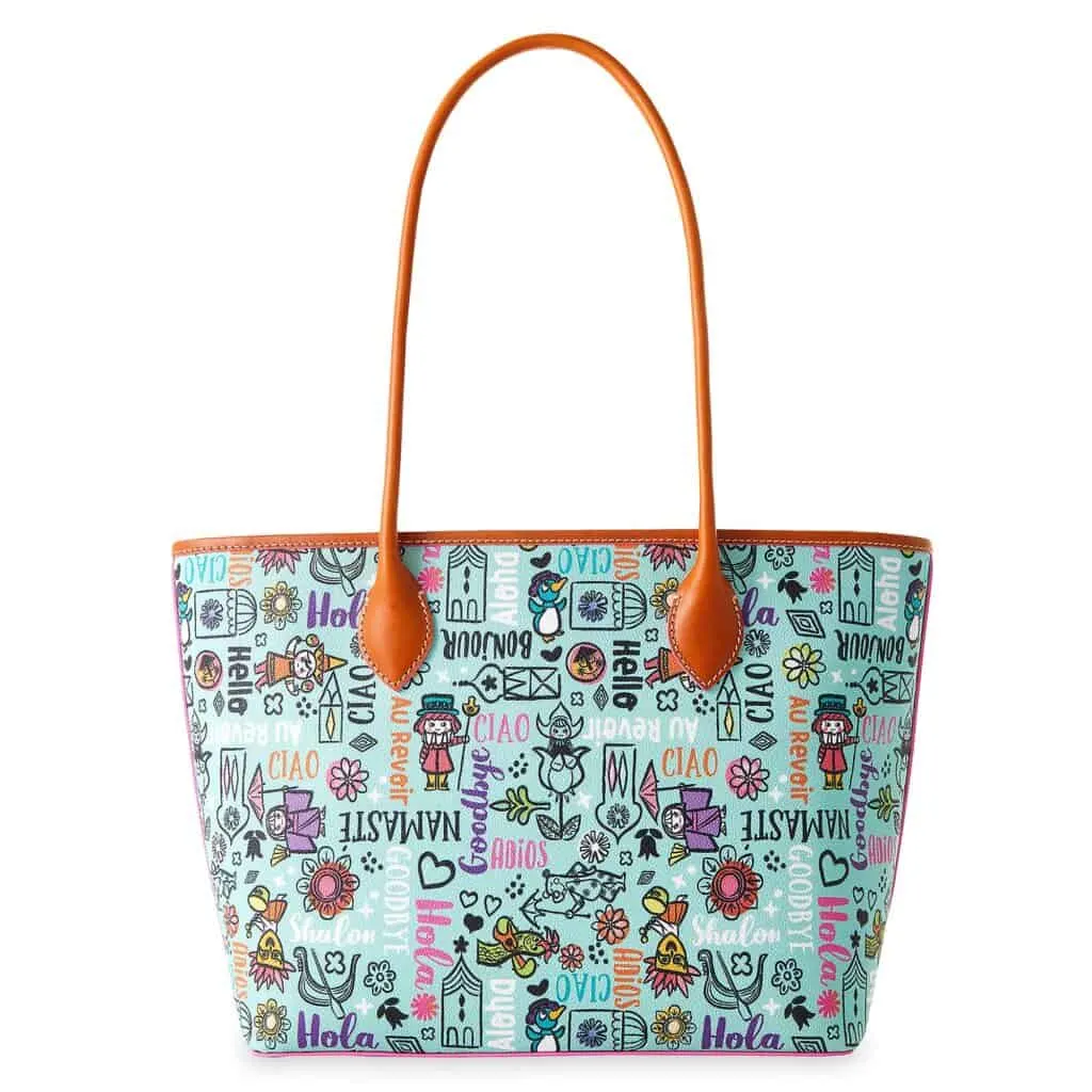 It's a Small World 2021 Tote (back) by Disney Dooney and Bourke