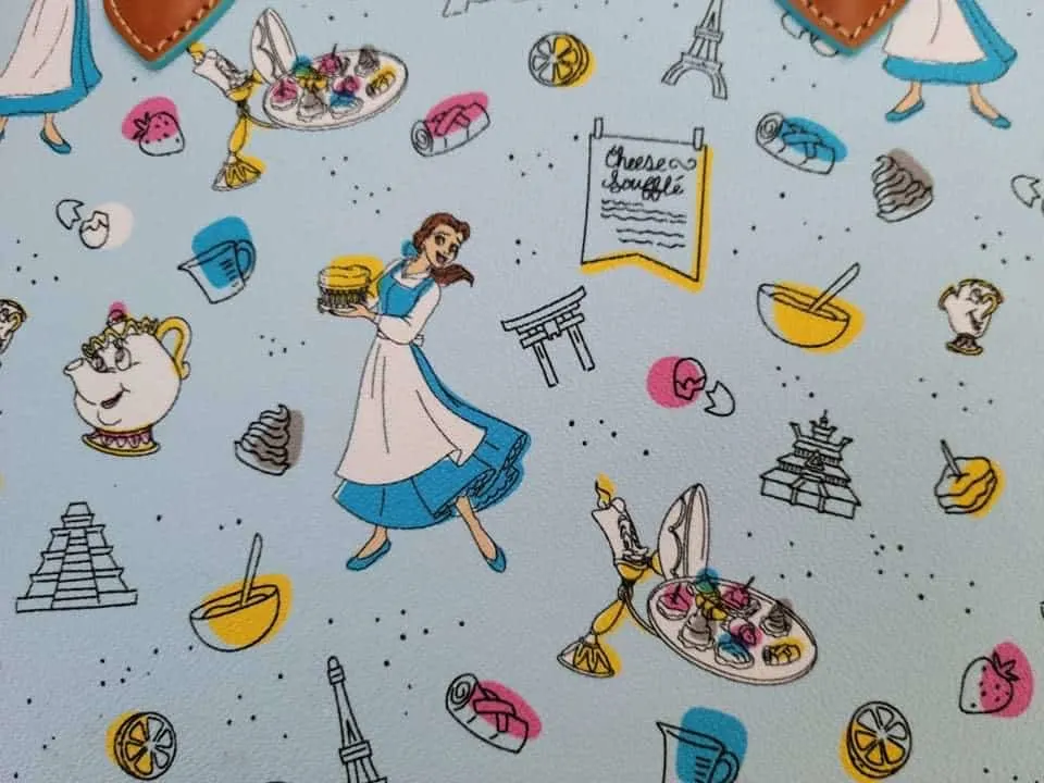 Food and Wine Festival 2021 Be Our Guest Close-Up of Print by Disney Dooney and Bourke