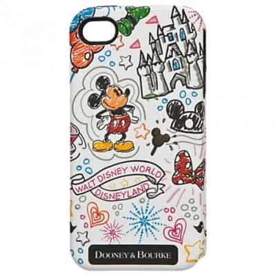 Disney Dooney and Bourke White Sketch D-Tech iPhone 4/4S Phone Case