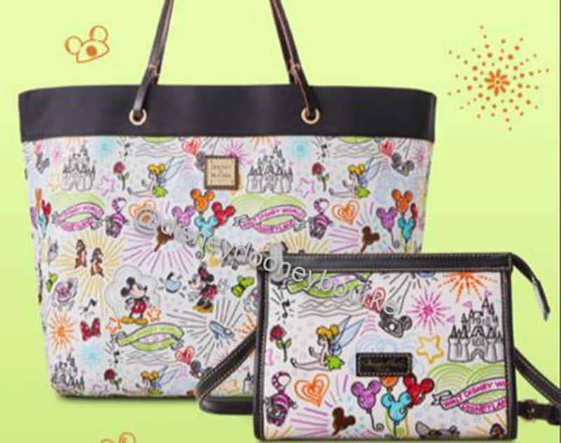 Disney Dooney and Bourke New Disney Dooney &amp; Bourke Sketch silhouettes ...
