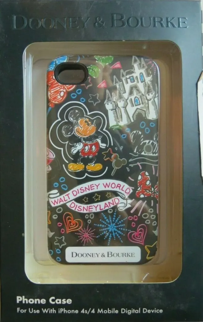 Disney Dooney and Bourke Sketch D-Tech iPhone 4/4S Phone Case Black