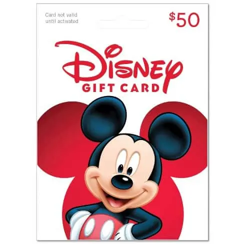 50 Disney Gift Card