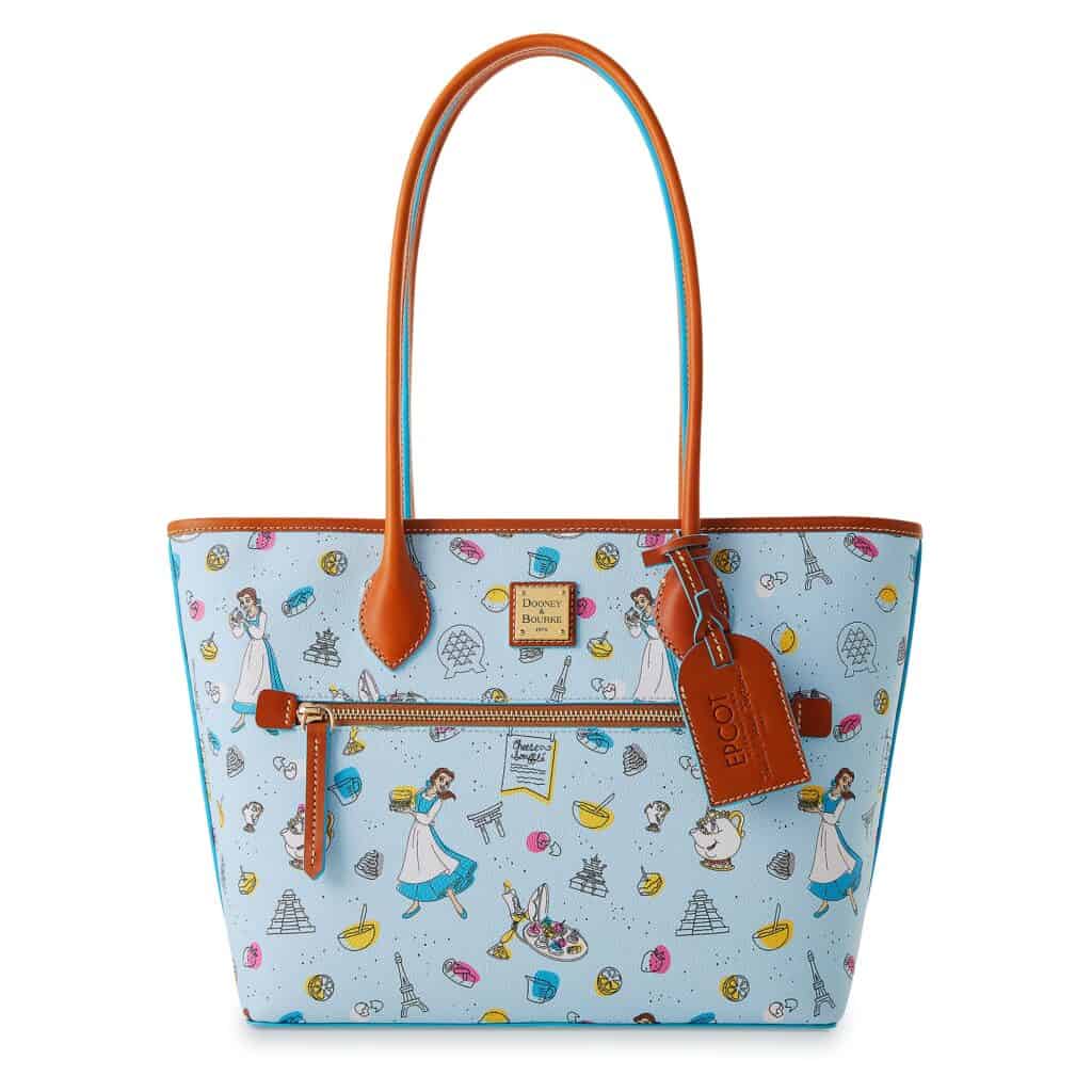 Epcot International Food & Wine Festival 2021 Be Our Guest Beauty and the Beast Dooney & Bourke Shopper Tote