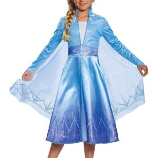 frozen 2 girls elsa deluxe costume