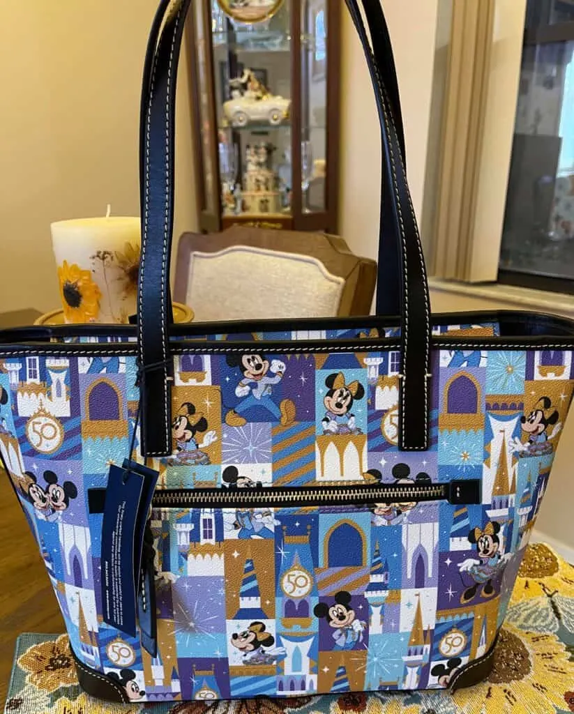 Walt Disney World 50th Anniversary Tote (back) by Dooney and Bourke 
