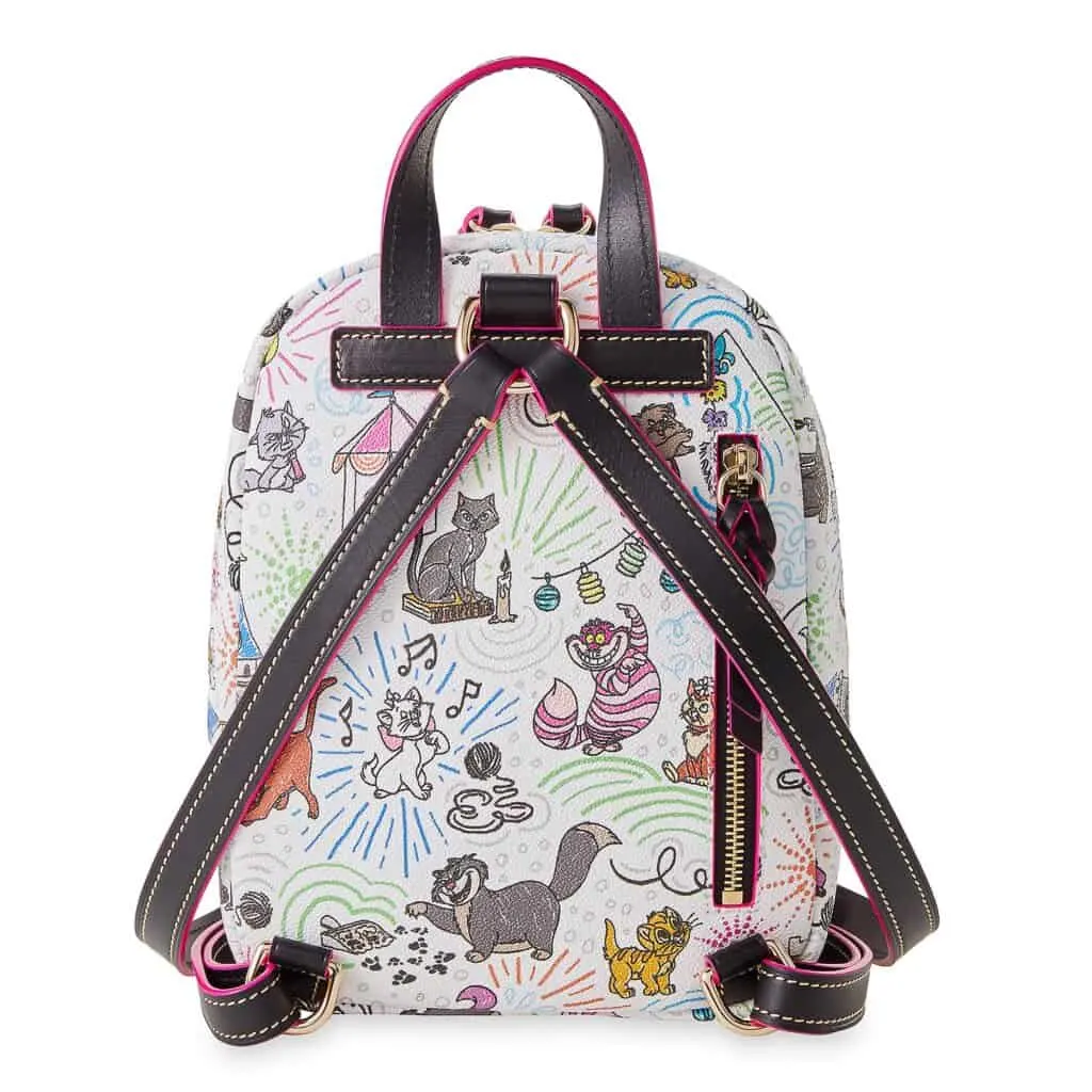 Disney Cats Sketch Dooney & Bourke Backpack (back)