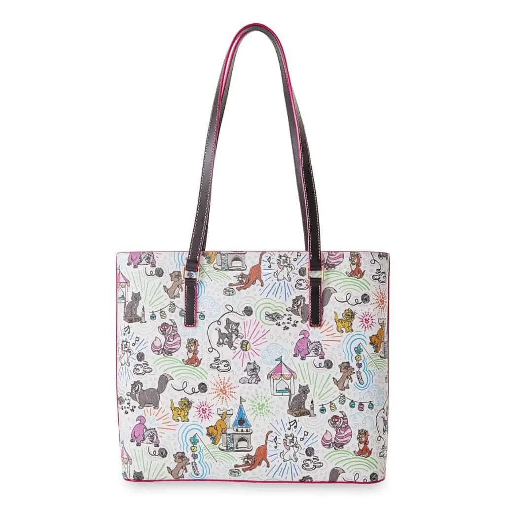 Disney Cats Sketch Dooney & Bourke Shopper Bag (back)
