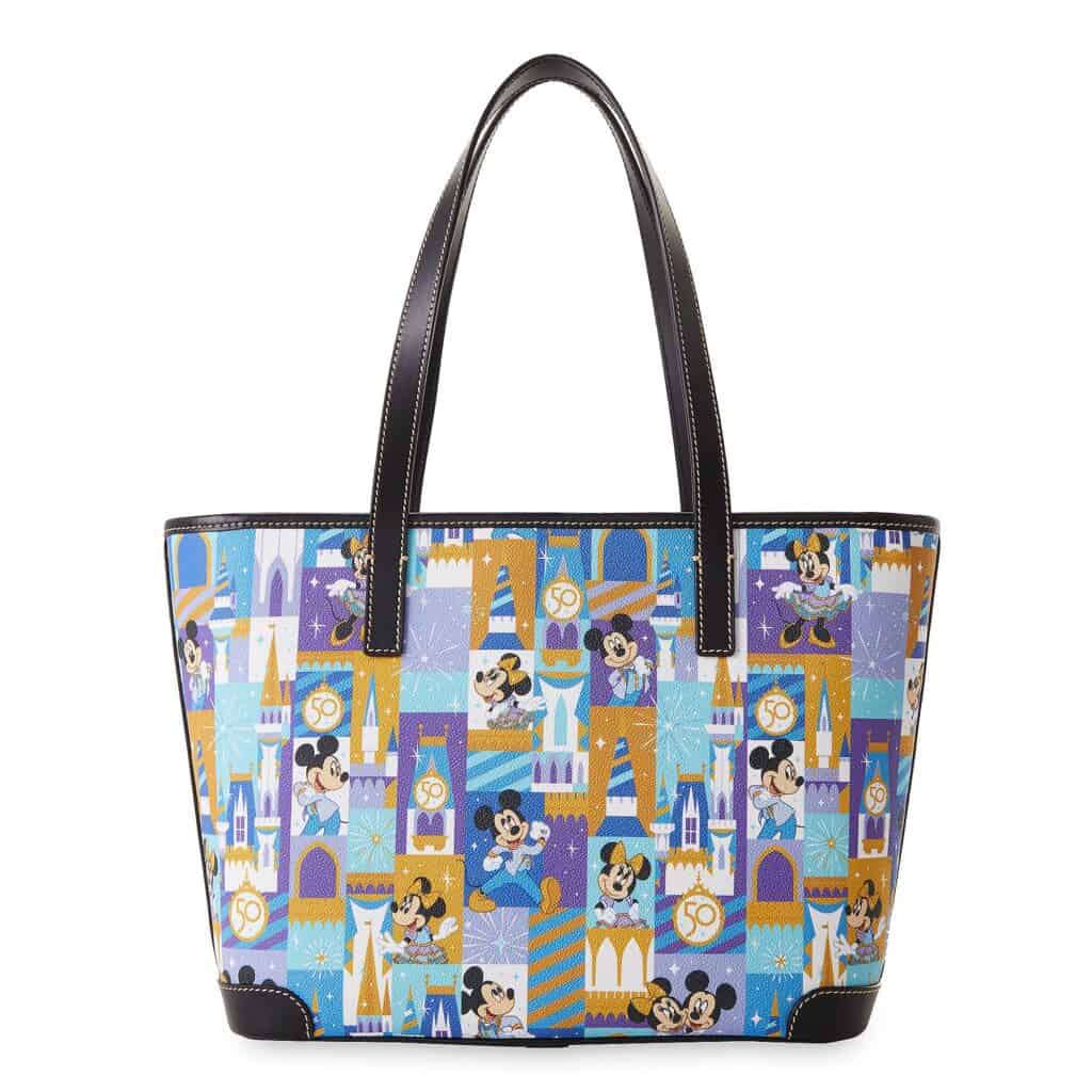 Mickey and Minnie Mouse Dooney and Bourke Tote – Walt Disney World 50th Anniversary (back)