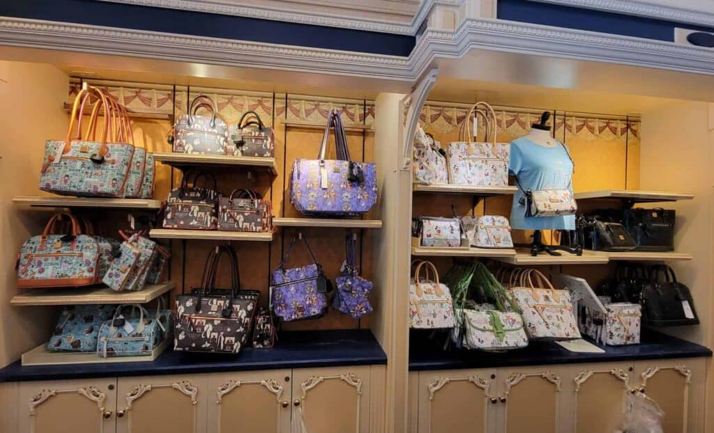 Disney Dooney and Bourke Handbags at Disney Clothiers in Disneyland