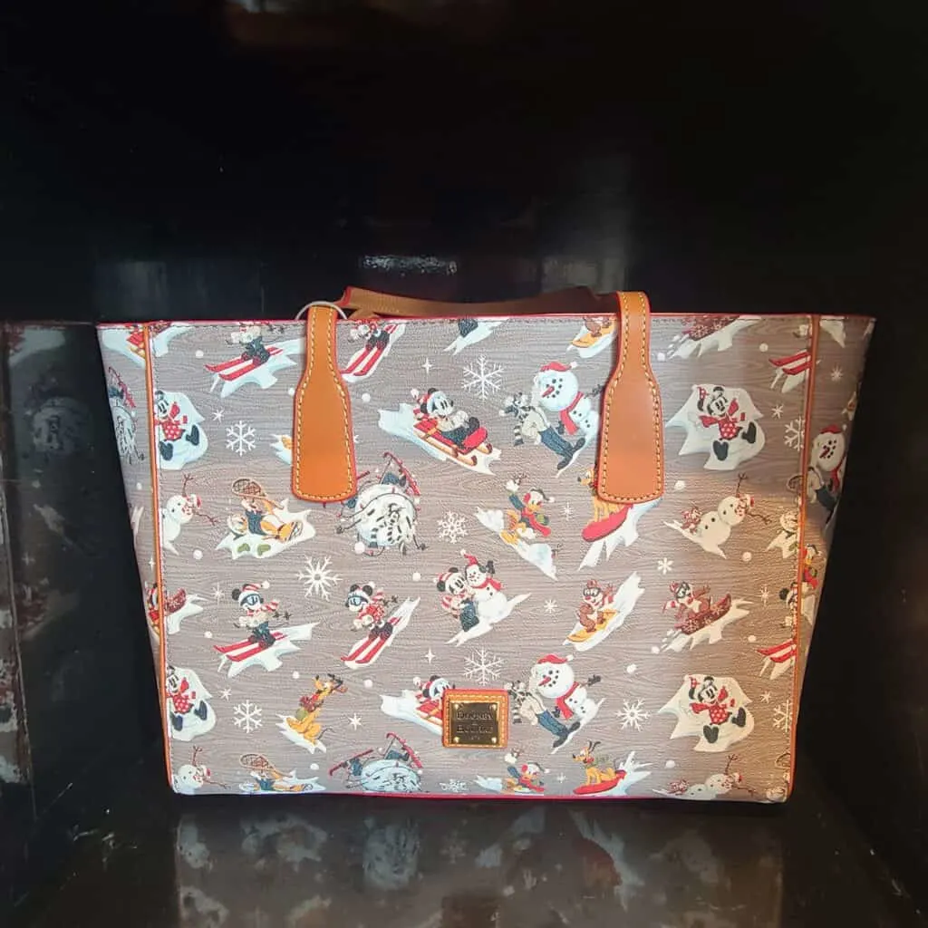 Winter Holiday 2021 Tote by Disney Dooney and Bourke