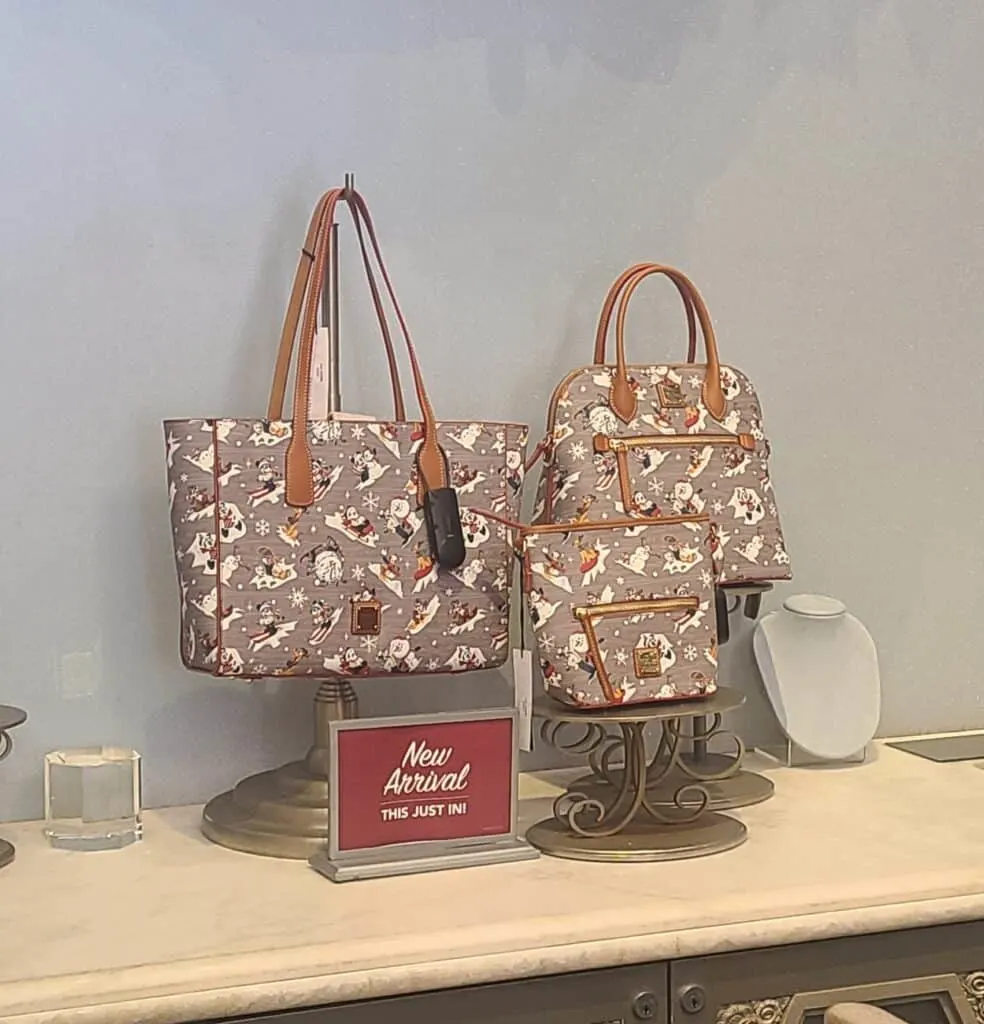 Disney Winter Holiday 2021 Collection by Dooney and Bourke
