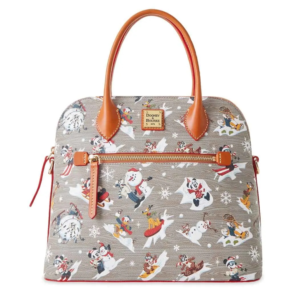 Walt's Lodge Holiday 2021 Dome Satchel by Disney Dooney and Bourke