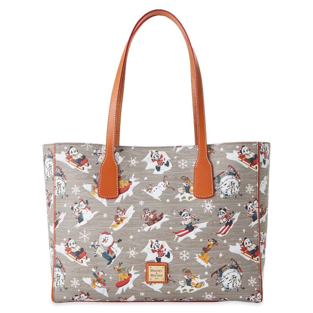 Mickey and Friends Christmas Holiday 2021 Tote by Disney Dooney & Bourke