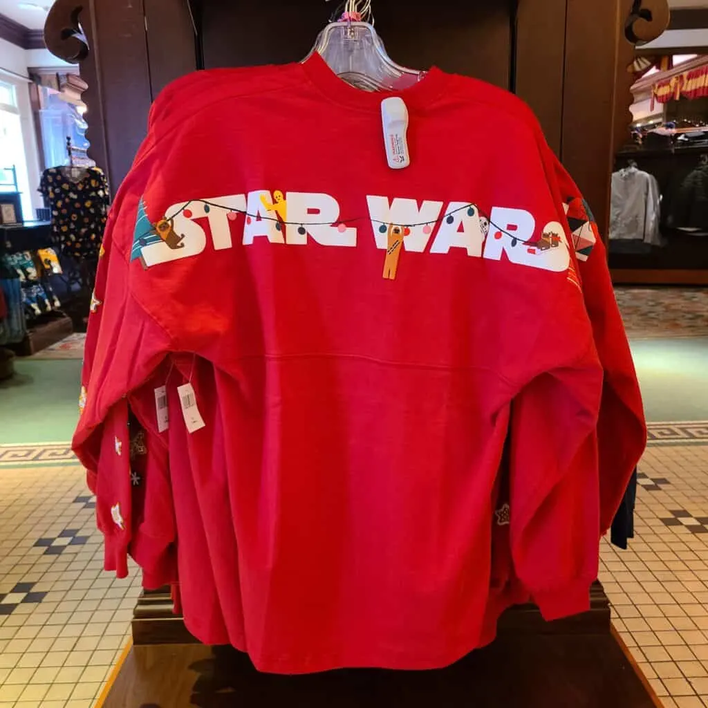 Star Wars Holiday Spirit Jersey for Adults (back)