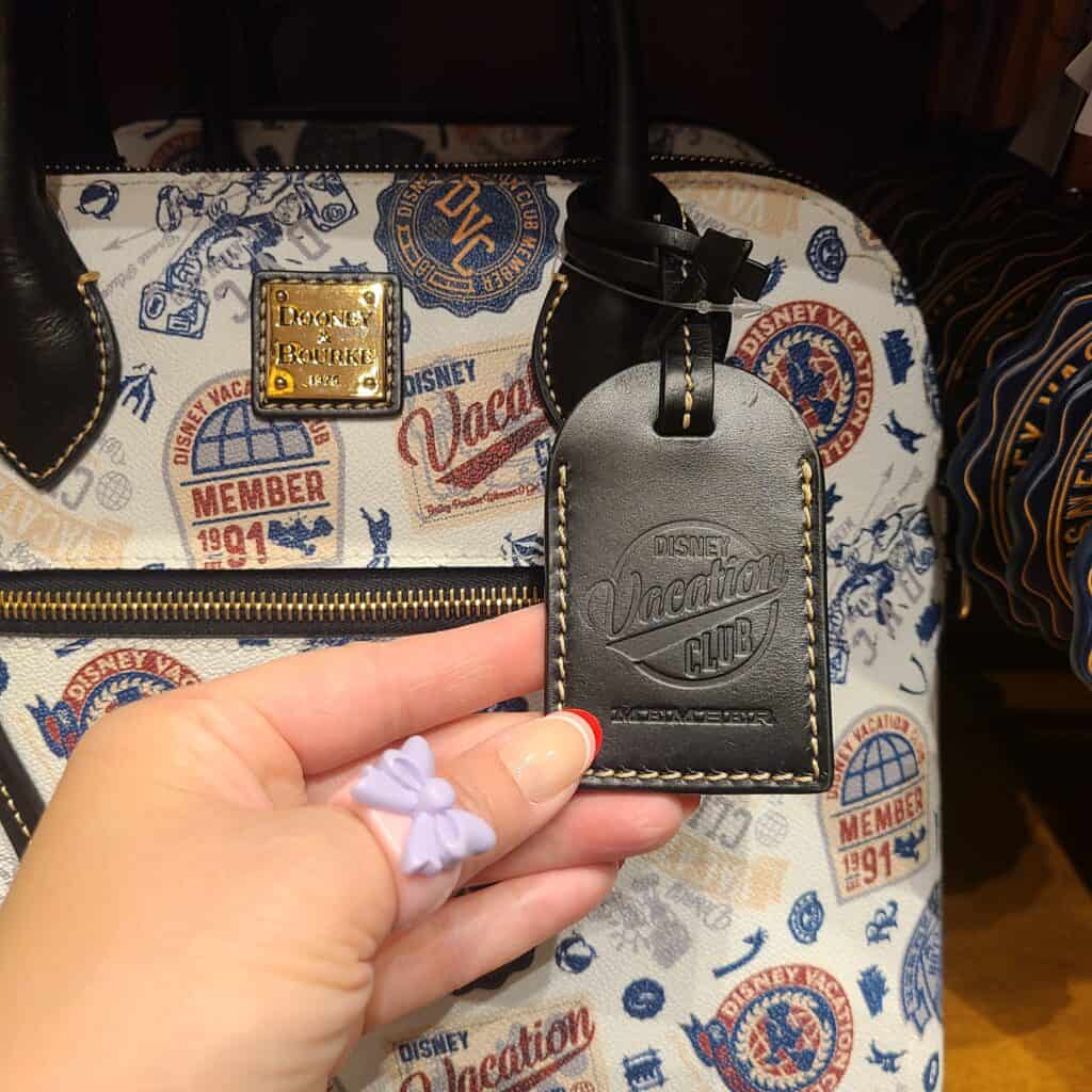 Disney Vacation Club 2021 Leather Hangtag by Disney Dooney and Bourke