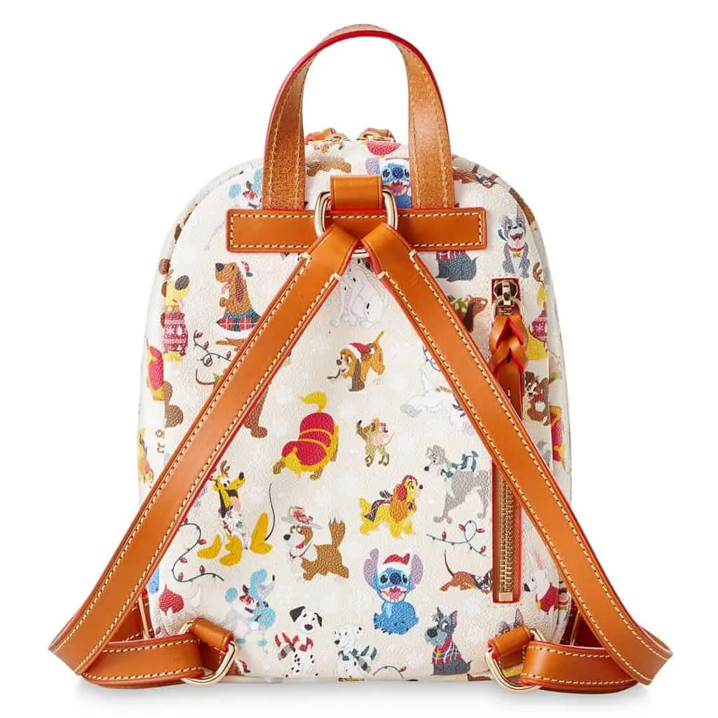 Disney Dogs Holiday Backpack (back) by Dooney & Bourke