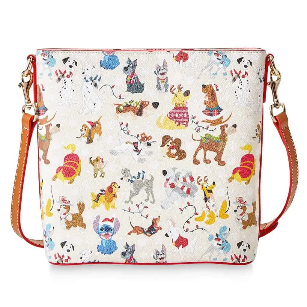 Disney Dogs Holiday Crossbody Bag (back) by Dooney & Bourke