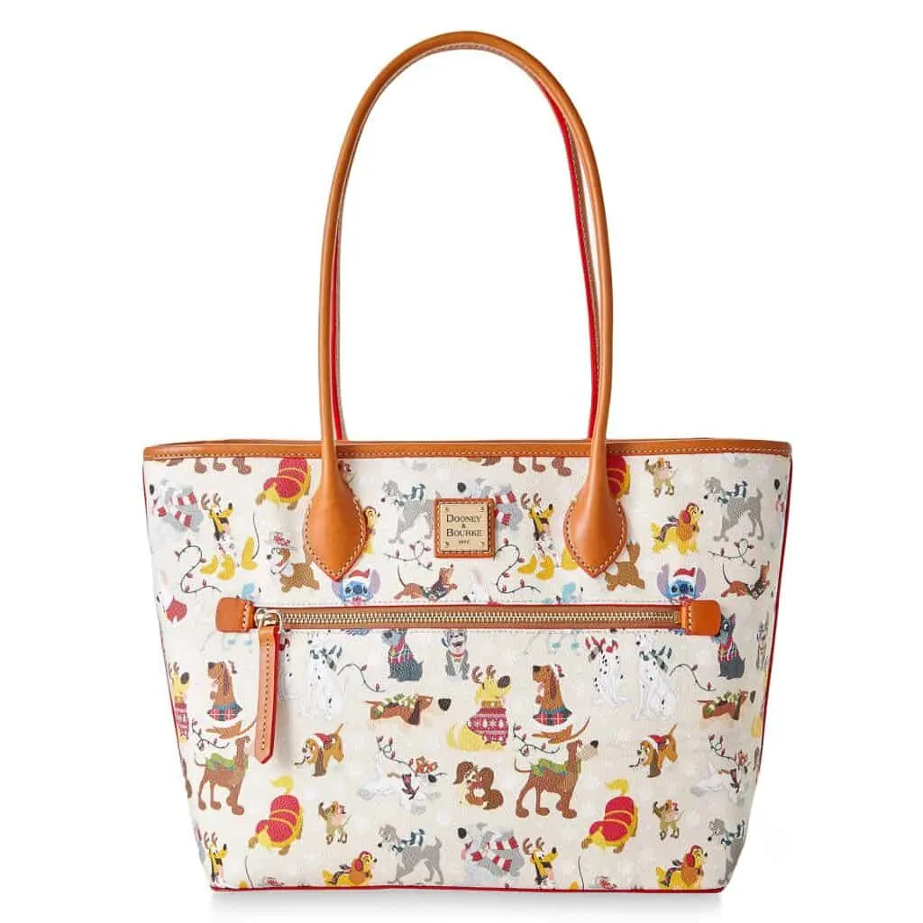Disney Dogs Holiday Tote Bag by Dooney & Bourke