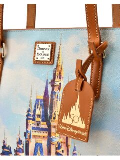 WDW 50th Anniversary Castle Tote by Dooney and Bourke hang tag