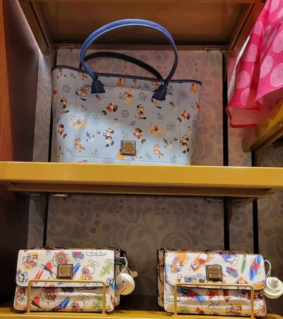 Disney Cruise Line Mickey & Friends 2019 Tote and Ink & Paint Wristlet
