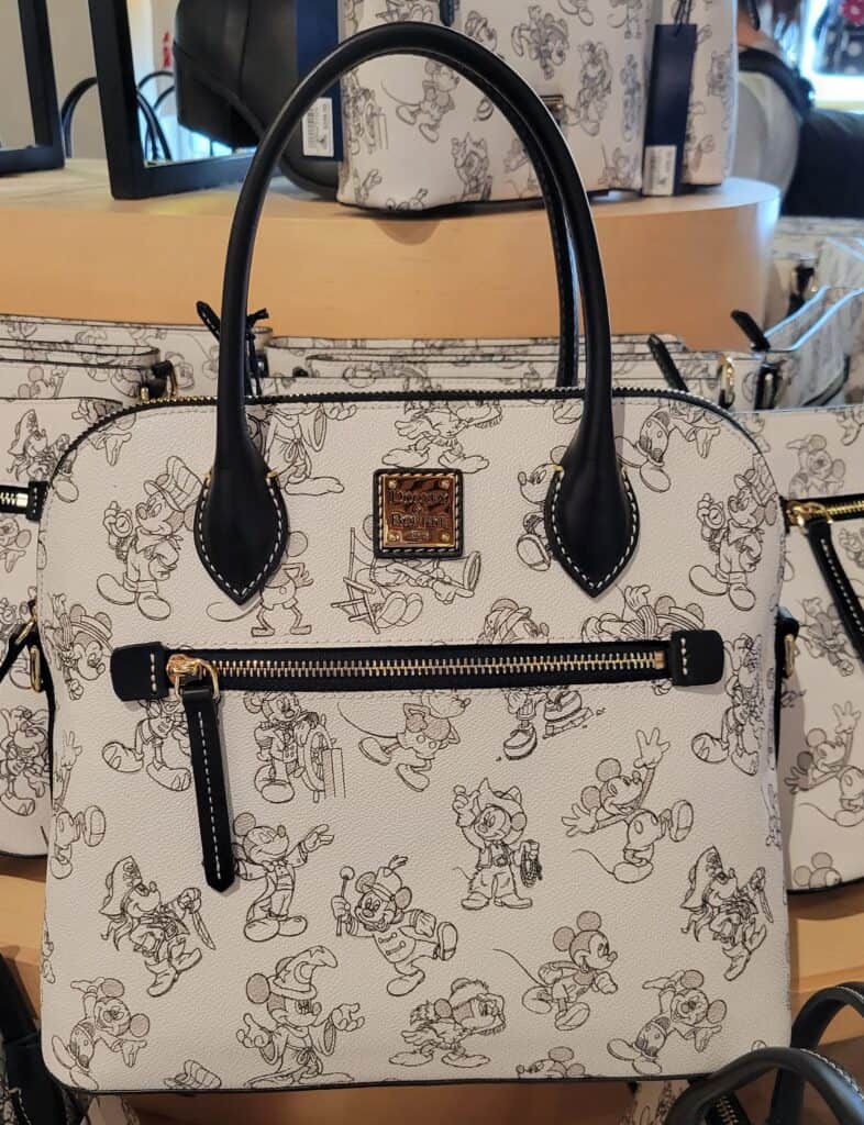 Mickey Sketch Mickey Through the Years 2021 Satchel by Dooney and Bourke