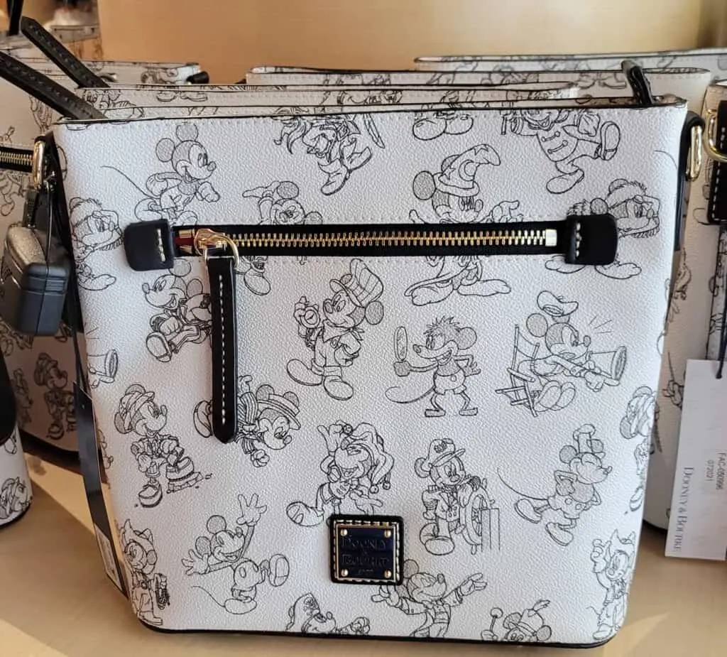 Mickey Sketch Mickey Through the Years 2021 Crossbody by Dooney and Bourke