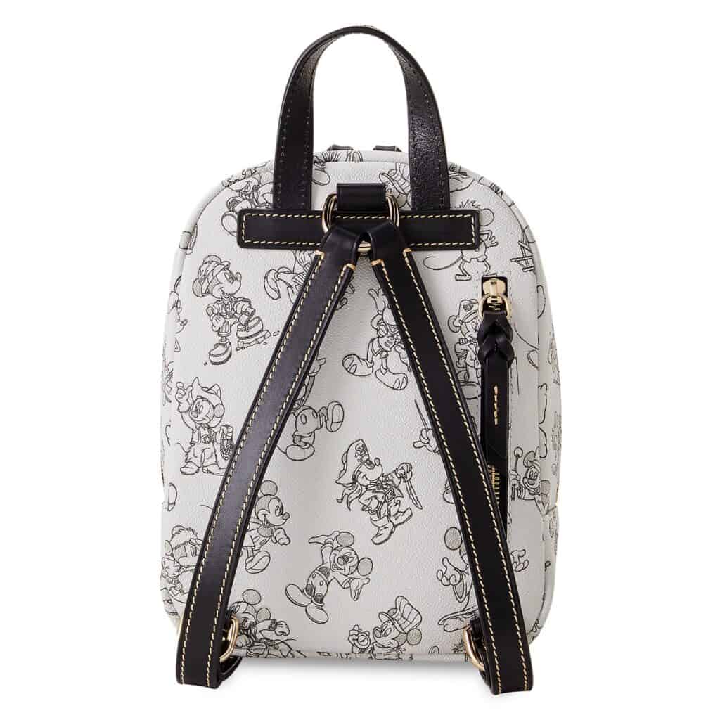 Mickey Through the Years 2021 Mini Backpack (back) by Disney Dooney and Bourke