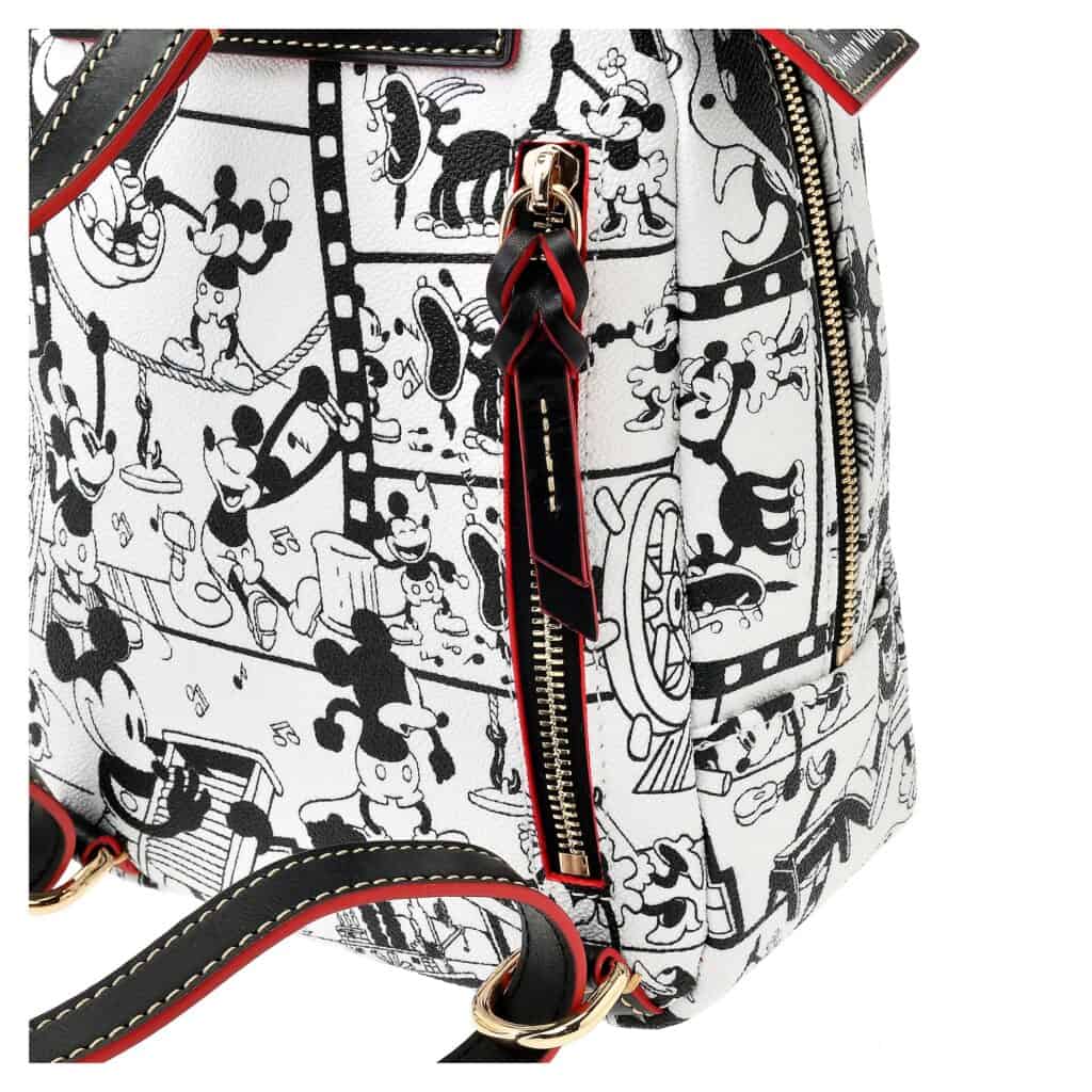 Steamboat Willie Backpack (exterior pocket) by Disney Dooney and Bourke