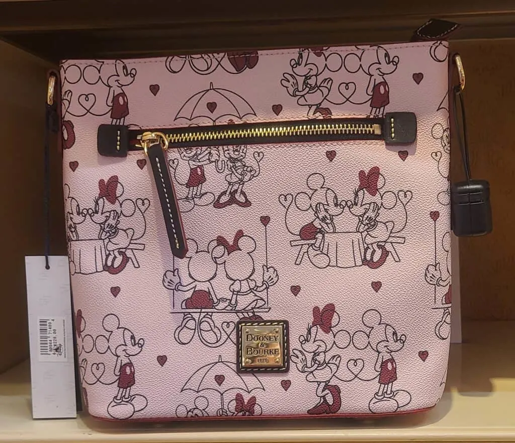 Mickey and Minnie Mouse Valentine's Day 2022 Dooney & Bourke Crossbody Bag