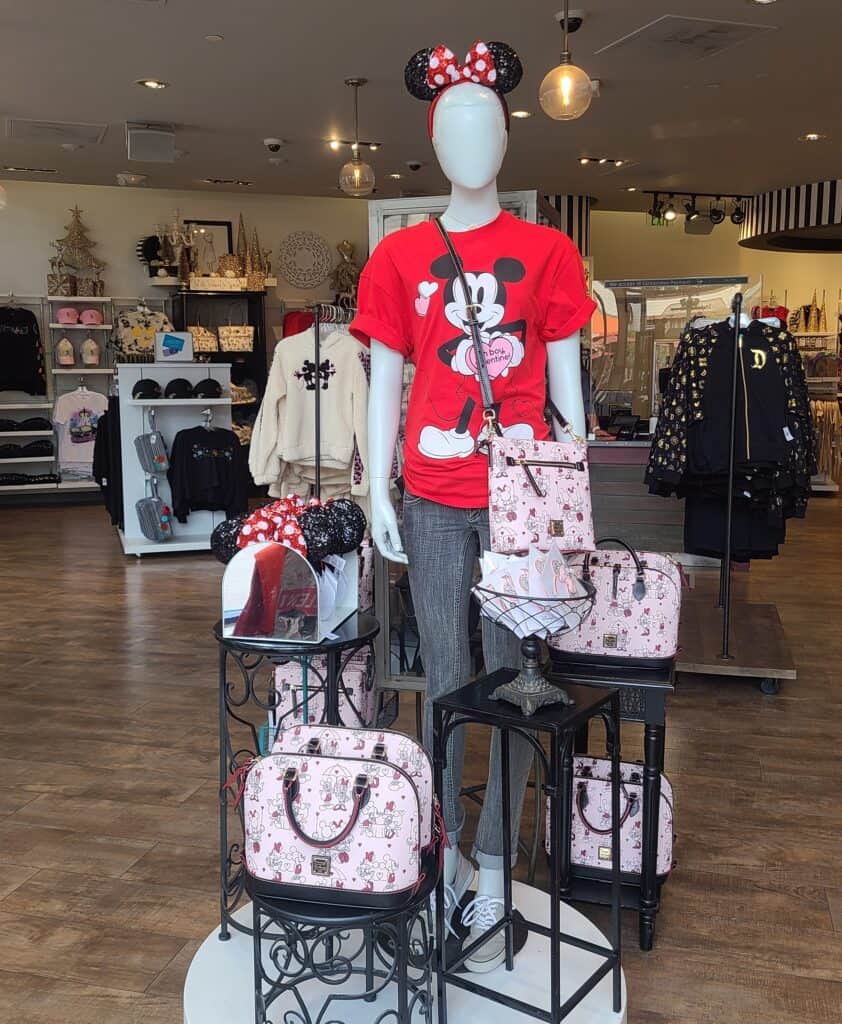 Mickey and Minnie Valentine's Day 2022 Collection at The Dress Shop in Downtown Disney