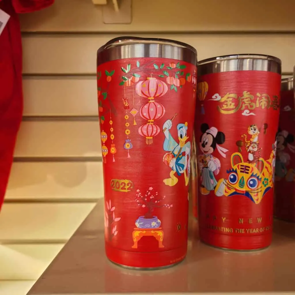 Lunar New Year 2022 Tumbler (back) at Disney California Adventure