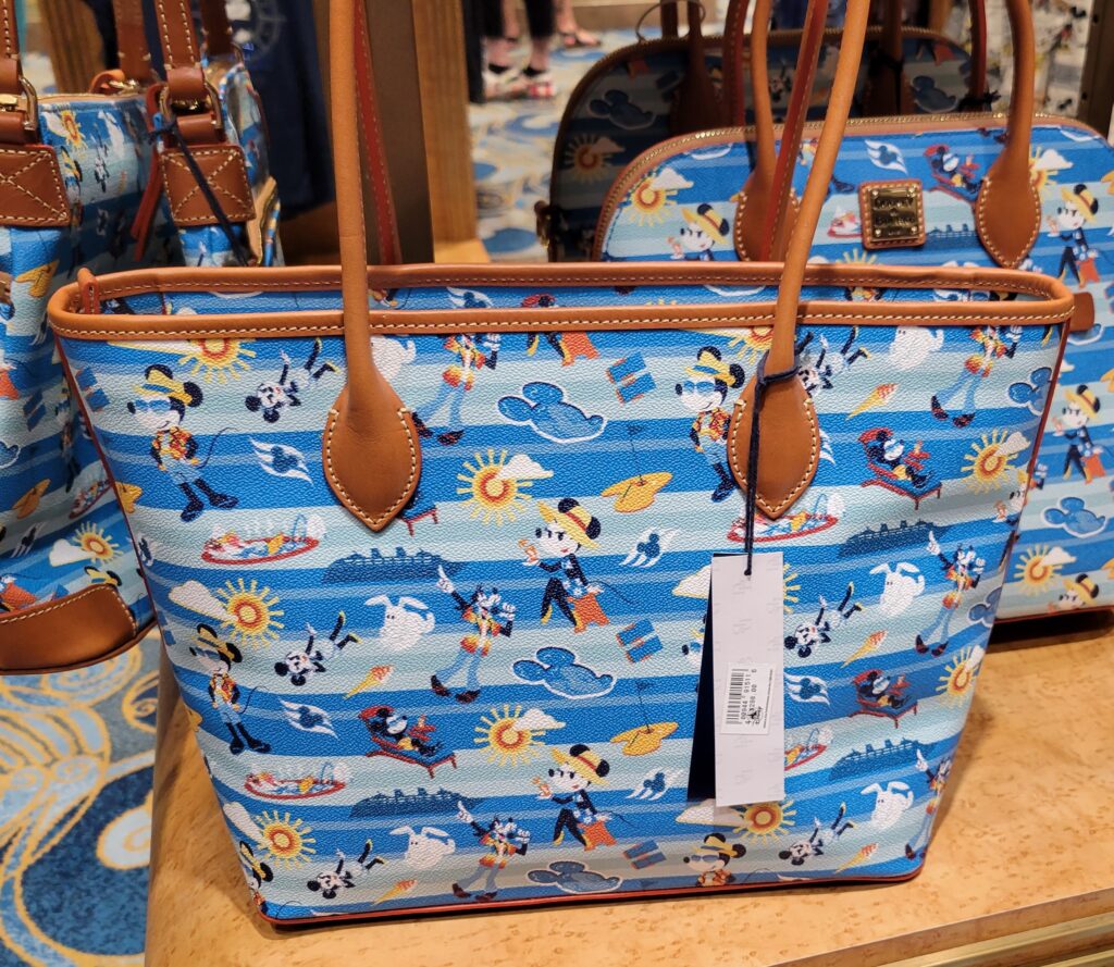 Disney Cruise Line 2022 Mickey and Friends Tote (back) by Disney Dooney & Bourke