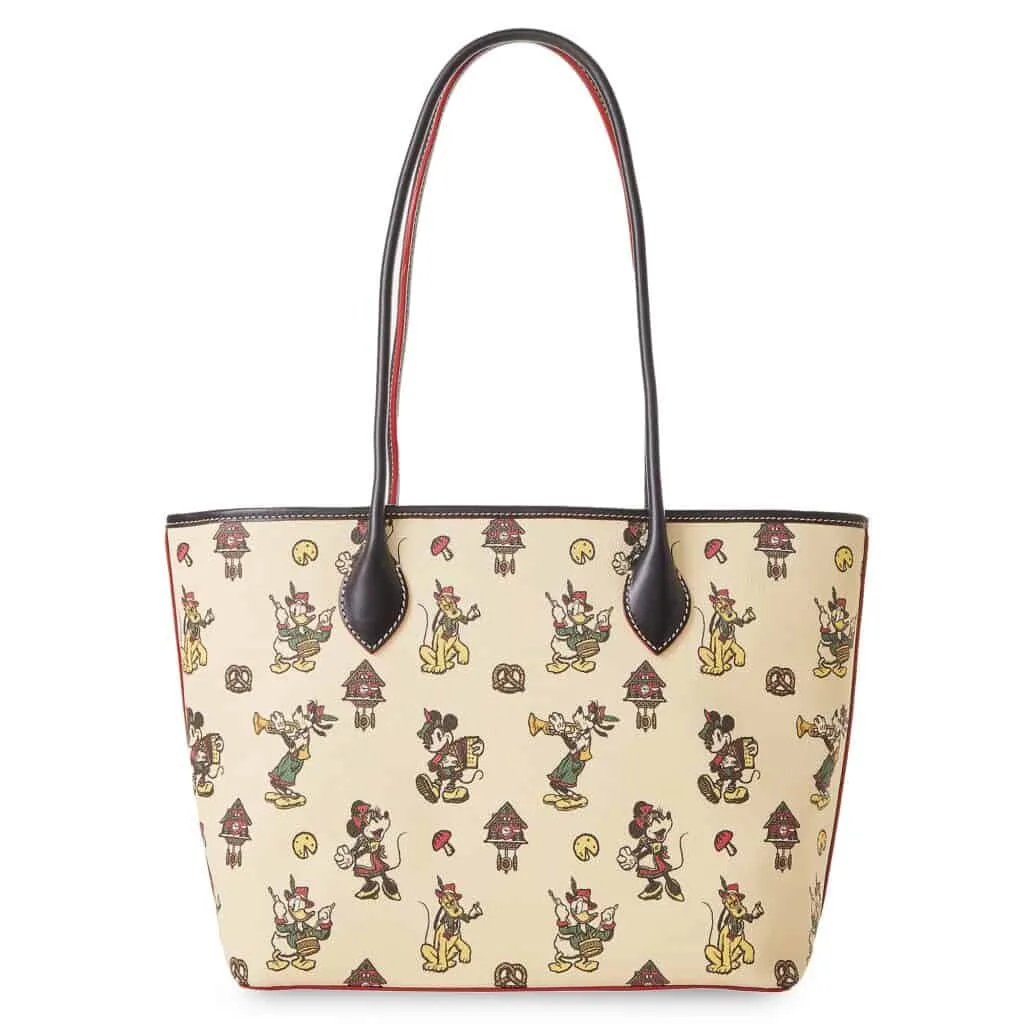 Epcot World Showcase Germany Mickey Mouse and Friends Tote Bag (back) by Disney Dooney & Bourke